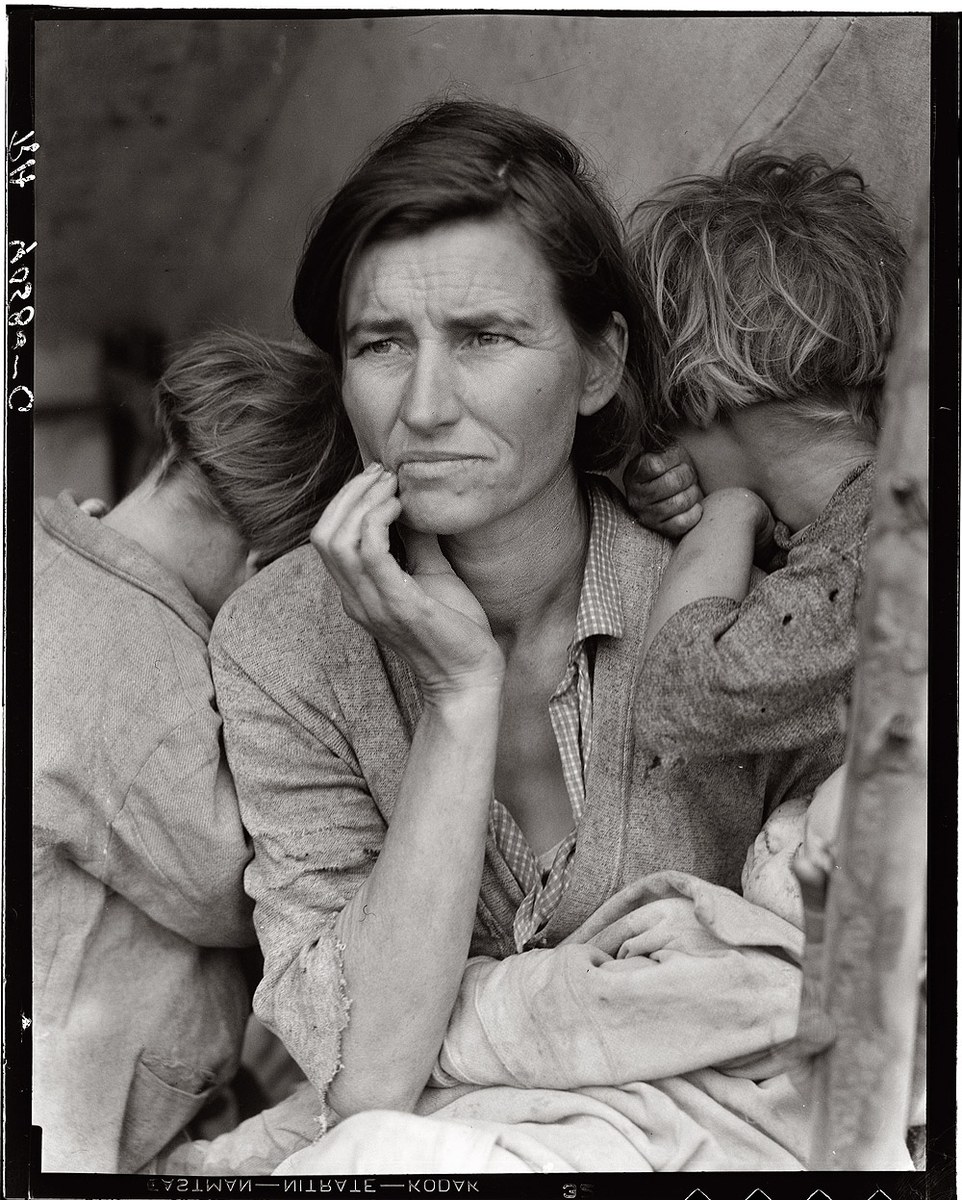 1930s Great Depression & Ancestry Family Heritage Photo Restoration Original Degraded Scan