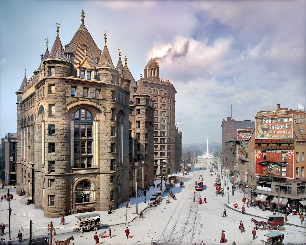 Historic Stone Architecture & Landmark Photo Restoration 4K Restored